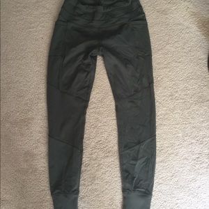 Athleta Army Green Leggings